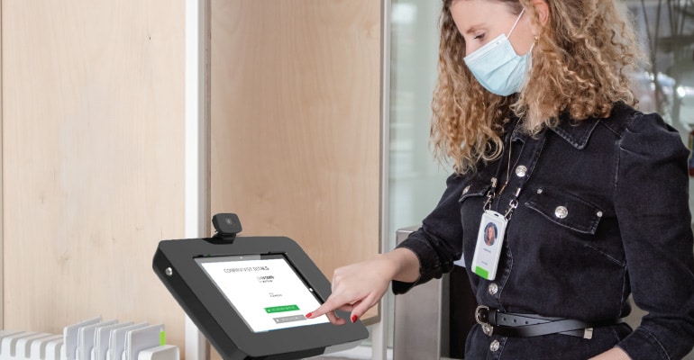 Choosing an Enterprise Visitor Management System (Contactless Lobby Visitor Kiosk)